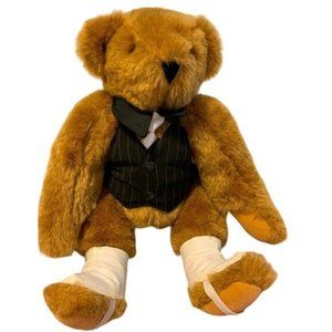 Authentic Vermont Teddy Bear Vest Tie Collar Spats